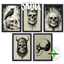 Skull paintings logo