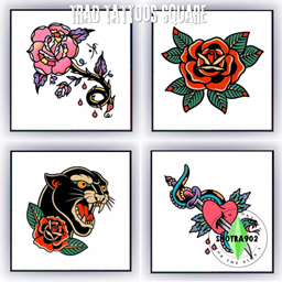 Trad'tattoos Square logo