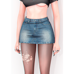 🎙️ Duet Denim Mini Skirt 🎙️ logo