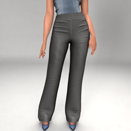 Layla - Leather flare trousers (essential edges set) project image