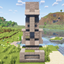 Old Illager Statue Bedrock Port logo