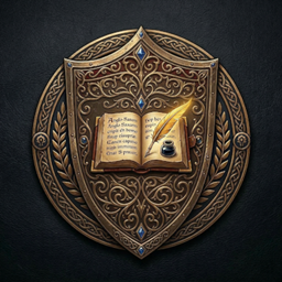 Traditional English logo