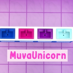 Unicorn Dreams Bathroom Set Color Refresh (Recolor) logo