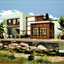 Lake Modern House - No CC logo