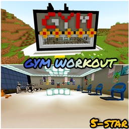 Ultimate Gym Map for Minecraft PE | Realistic Fitness Studio 🏋️ logo