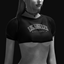 Women's LA Crop Top. logo