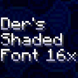 Der's Shaded Font Plus (Default 16x) logo