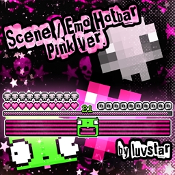 Luvstar's Scene / Emo Hotbar (Pink Ver.) logo