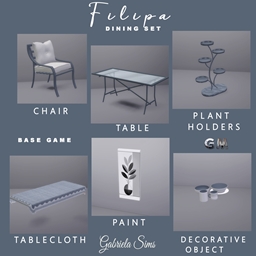 Filipa set-dining room logo