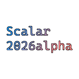 Scalar 2026alpha logo