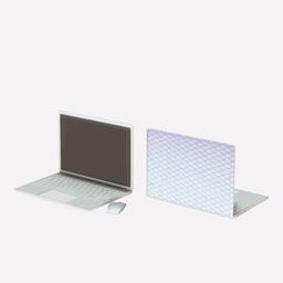 Modern Mermaid Laptop logo