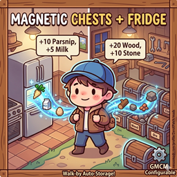 Magnetic Chests     AutoDeposit Matching Chest Items logo