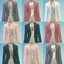 Male Brave Florals Top with Blazer logo