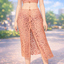 ✨ Floral Lace Button Midi Skirt ✨ logo