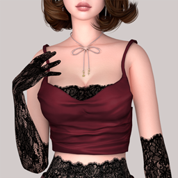 Silk Top With Lace project image