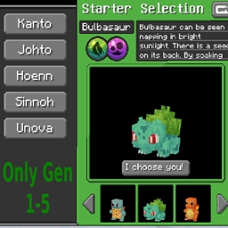 Cobblemon Starter Selection Genlock 1-5 logo
