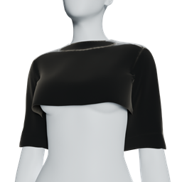 Women's Simple Crop Top. logo