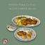 RECIPE - Polish Pork Cutlet with Cucumber Salad  logo