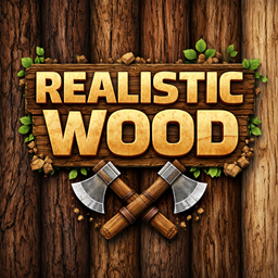 Realistic Wood logo