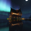 4k night background panorama logo