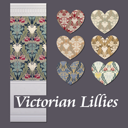 Victorian Lily Wallpaper logo