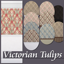 Victorian Tulip Wallpaper logo