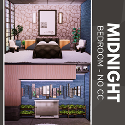 Midnight Bedroom - No CC