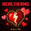 Minecraft but your health is randomize in every 30 seconds logo