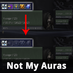Shadowed UF Not My Auras addon logo