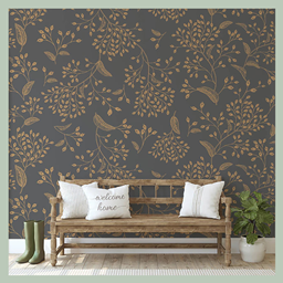 Golden leaves. logo