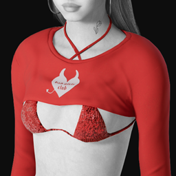 Women's Crop Top/Bikini Top. logo