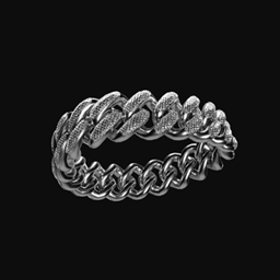Men's Cuban Link Bracelet. logo