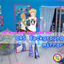 CAS / Y2K Gamer Room Tokyo neon view mirror logo