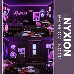 Nyxion Bedroom - no CC logo