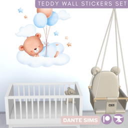 Teddy wall stickers - set logo
