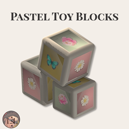 Pastel Toy Blocks - Decor logo