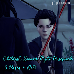 [F] Childish Sword-Fight Posepack (Free) logo