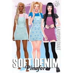 SOFT DENIM PINAFORE logo