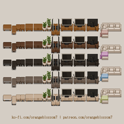 Basic Living Room Furniture - Wood (+ Blanket) Recolors project image