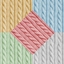 Cozy Pastel Braided‑Stitch Floor Ensemble logo
