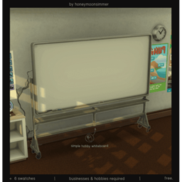 simple hobby whiteboard by honeymoonsimmer 👩🏻‍🏫 project image