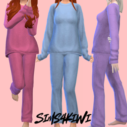 Womens Fuzzy Sleepwear Set logo