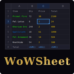 WoWSheet logo