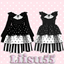 【Liisu55】Cute polka dot cake puff dress V1&V2 logo
