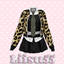 【Liisu55】Collared Jacket Shirt Layered Skirt Set logo