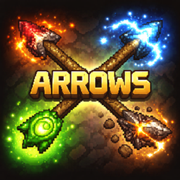 Arrows: Guided, Explosive, Lightning, Earthquake logo