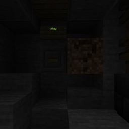 Map Minecraft horror Indonesia by colzing "tambang terbengkalai" logo