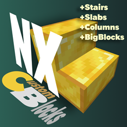NXCustomBlocks - Stairs, Slabs, Columns, Big blocks logo