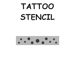 Dots Tattoo Stencil logo