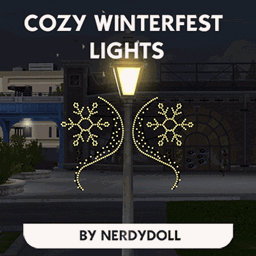 Cozy Georgina Outdoor Light with Winterfest Deco logo
